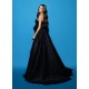 GRANATOWA SUKIENKA PŁATKOWA