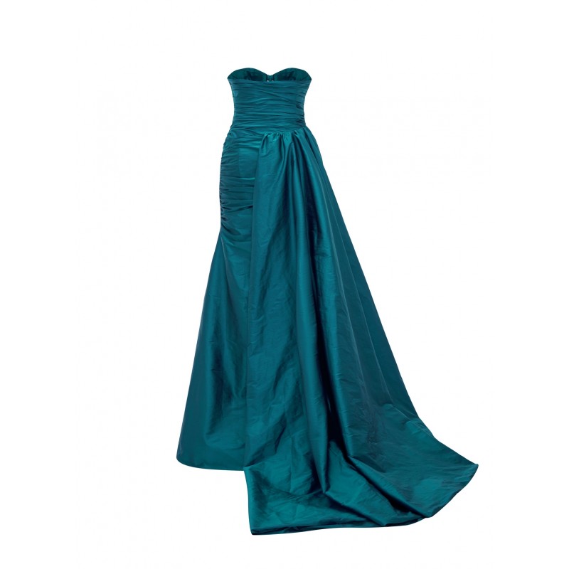 Perłowa niebieska sukienka Luci