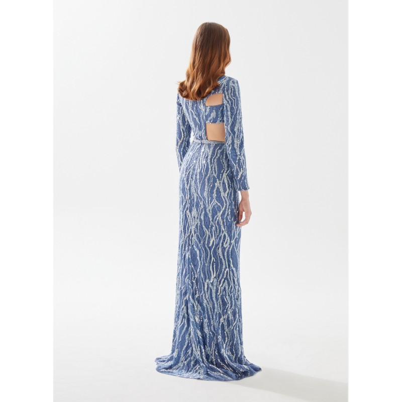 Niebieska sukienka z hrabstwa Rowena