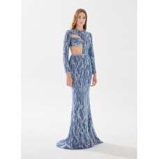 Niebieska sukienka z hrabstwa Rowena