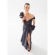 BLACK BOBBY DRESS