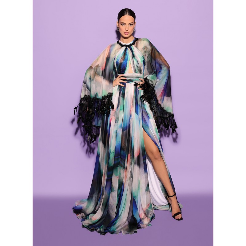 BLUE ELLADA DRESS