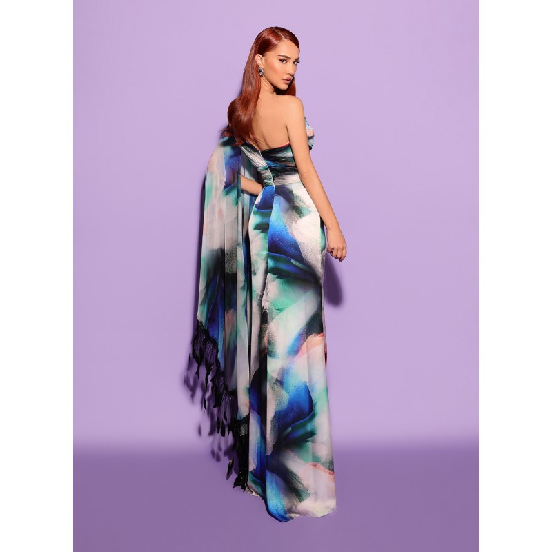 BLUE TIANA DRESS