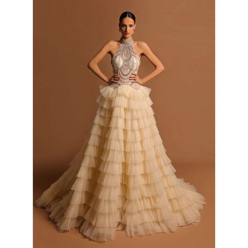CREAM BRISA DRESS