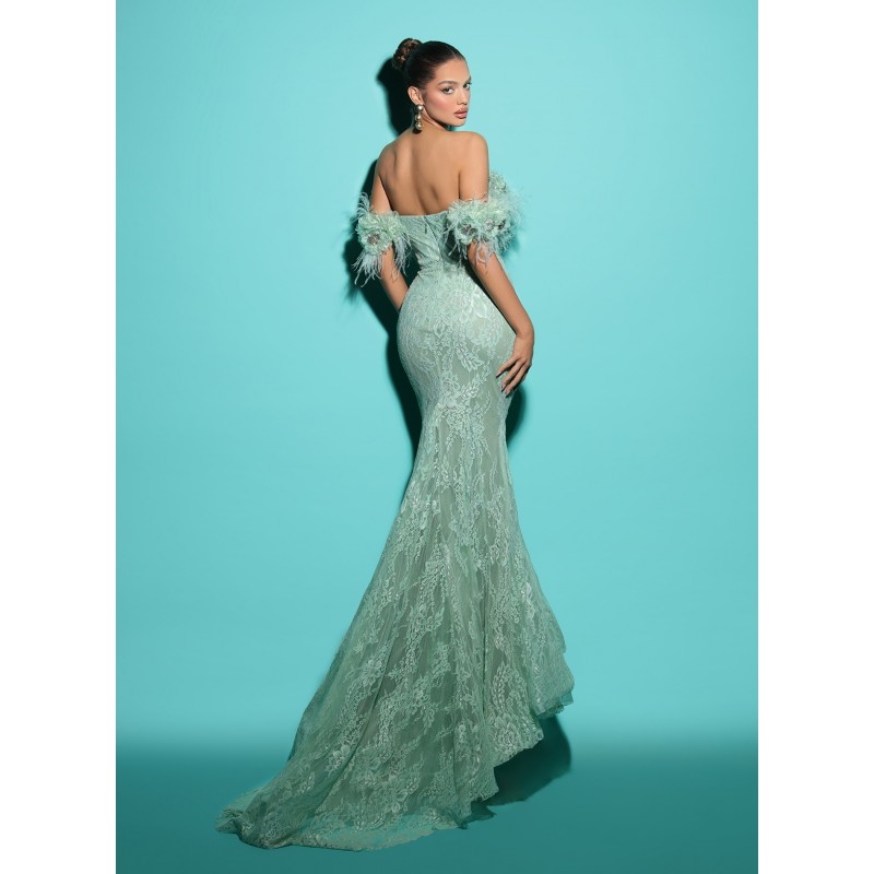GREEN ELIAS DRESS