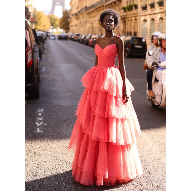 TERRACOTOWA POMARAŃCZOWA SUKIENKA JONES